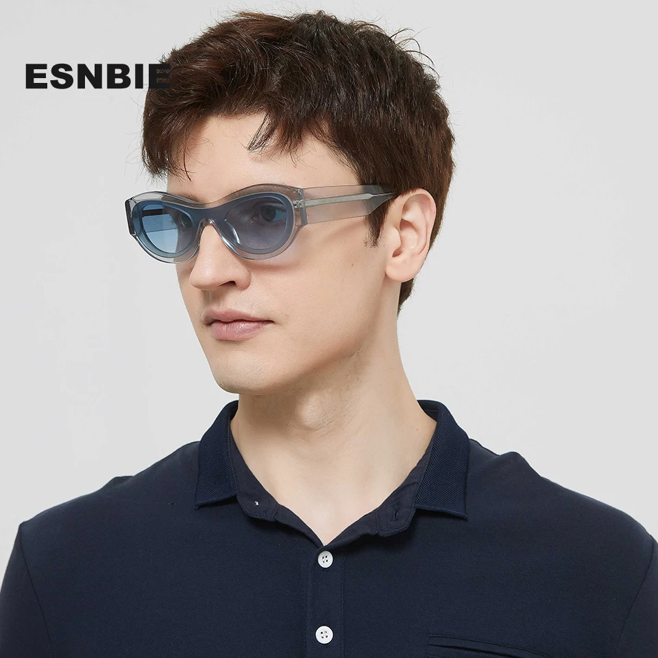 High Grade Cat Eye Sunglasses Female Thick Acetate Frame Brand Designer Shades For Women Men Non-Prescription Eyewear UV400