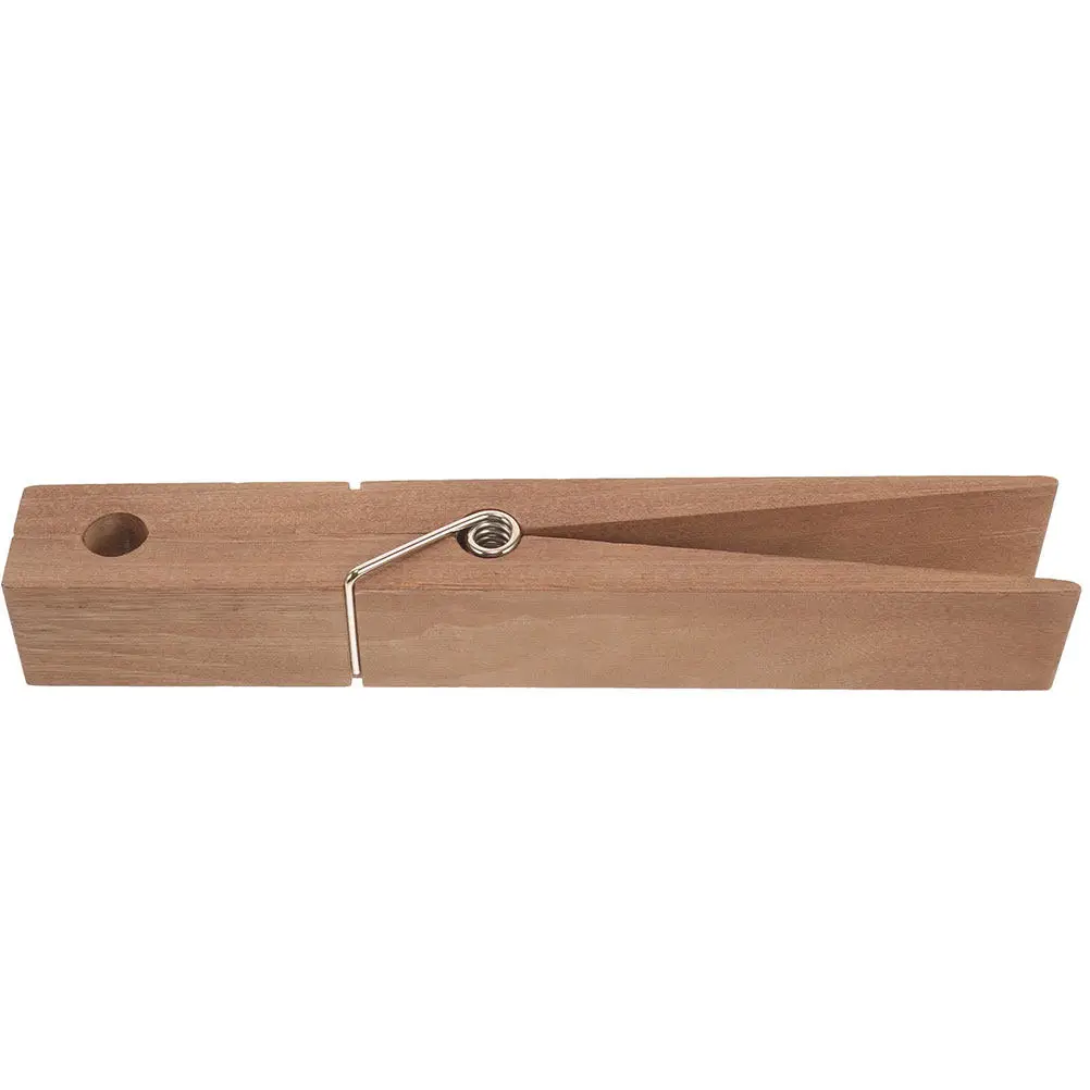 Jumbo Wooden Clothespin Towel Holder Rustic Bathroom Towel Clip Space Saving Giant Clothespin for Bath Kitchen Bedroom Decor