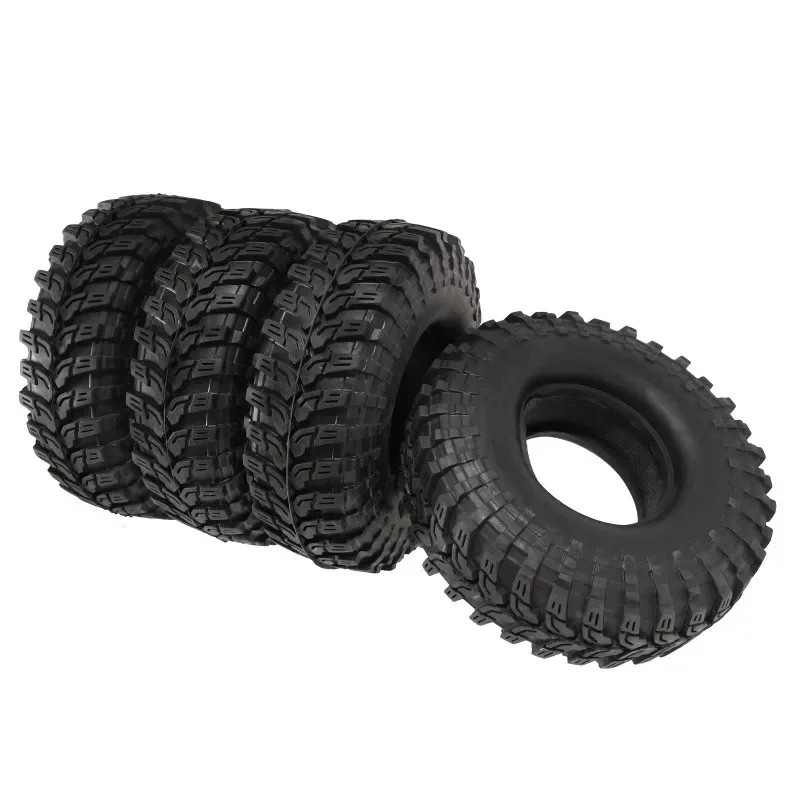 Pneus de borracha macia de 1,9 "(sem jantes, com inserções de esponja) para carros RC Rock Crawler escala 1/10 - peças de atualização de alto desempenho