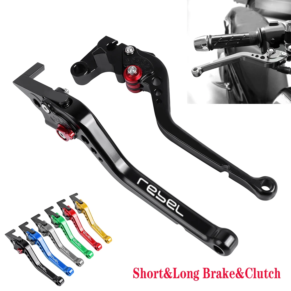 Short&Long Brake Clutch Levers For HONDA CMX 500 CMX 300 REBEL 300 500 CMX500 CMX300 2017-2023 Motorcycle CNC Handles Lever