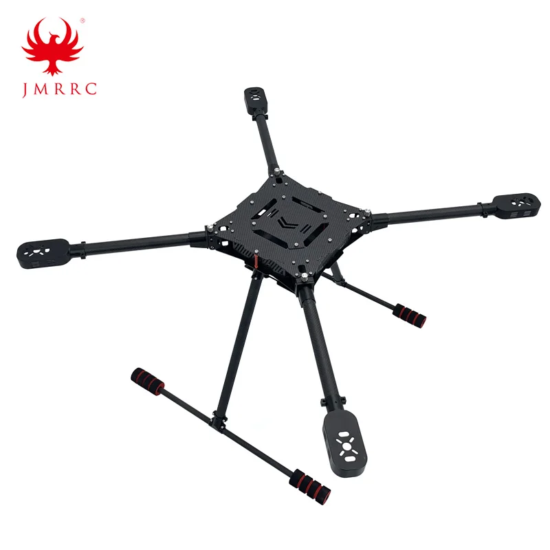 650mm Carbon Fiber Kit 750mm Quadcopter Frame FPV Quad With Carbon Fiber Landing Skid 600mm Frame Body JMRRC