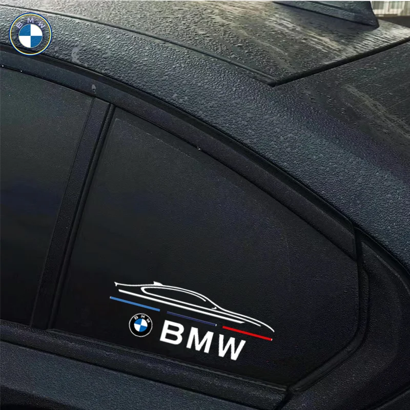 2Pcs Car Rearview Mirror Side Decal Stripe Sticker Vehicle Body Accessories For Bmw X1 X3 X4 X5 X6 X7 E46 E90 F20 E60 E39 F30 