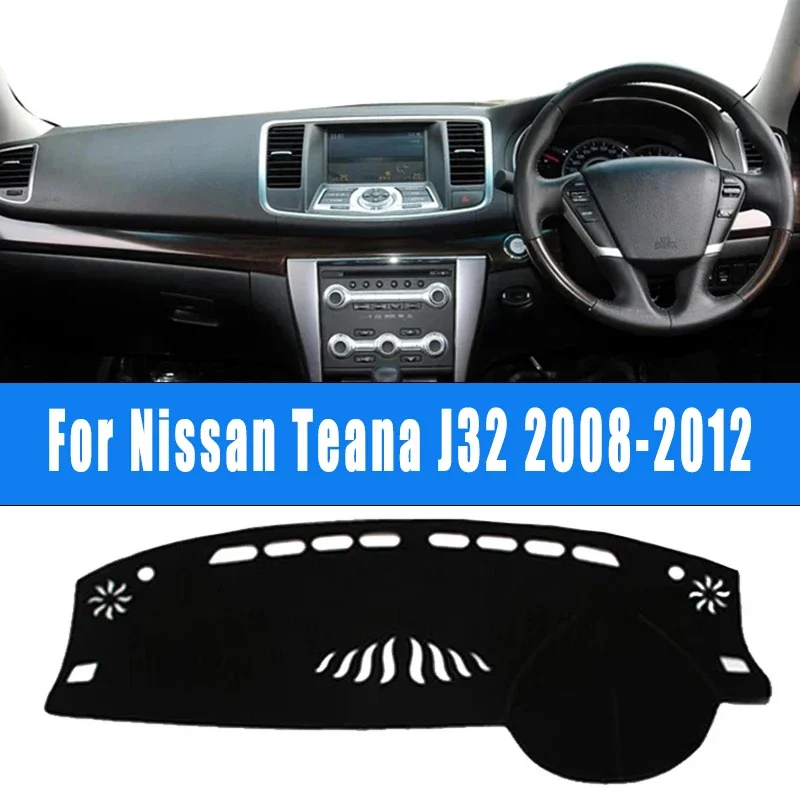 

Car Dashboard Mat Dash Cover Central Control Pad Custom Nonslip Cape Sunshade Accessories For Nissan Teana J32 2008-2012 2009