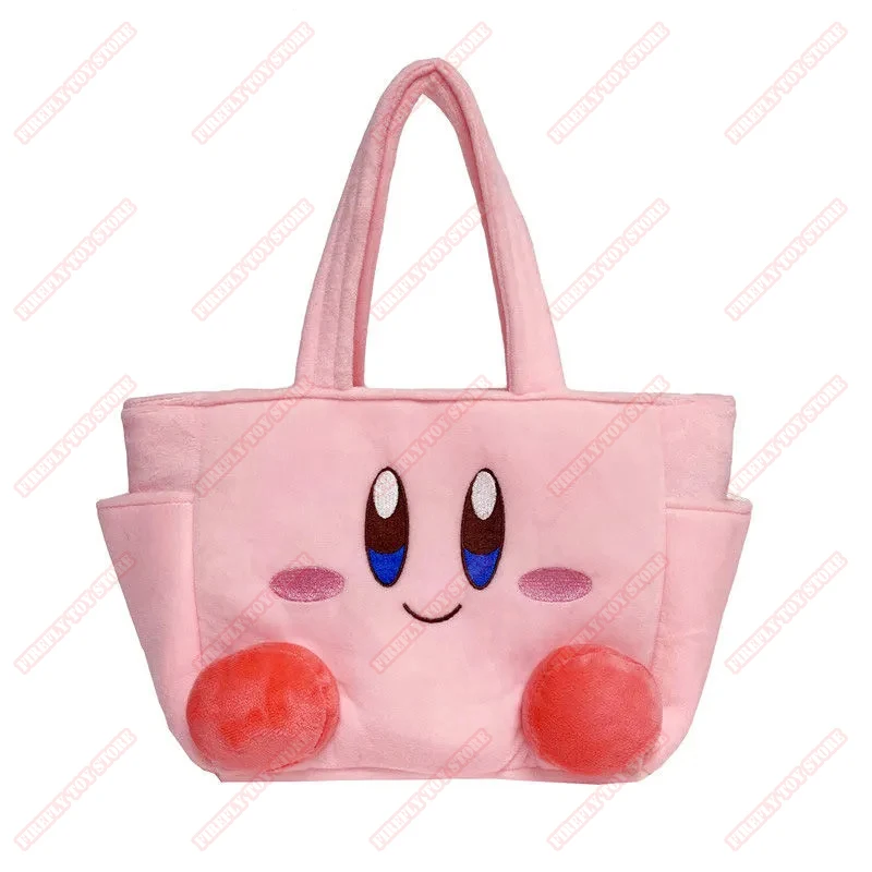 Kirby Game Animation periferiche Toys Cartoon Bundle capacità Kawaii Cute Cloth Crossbody Bag coulisse Storage Tote Bag