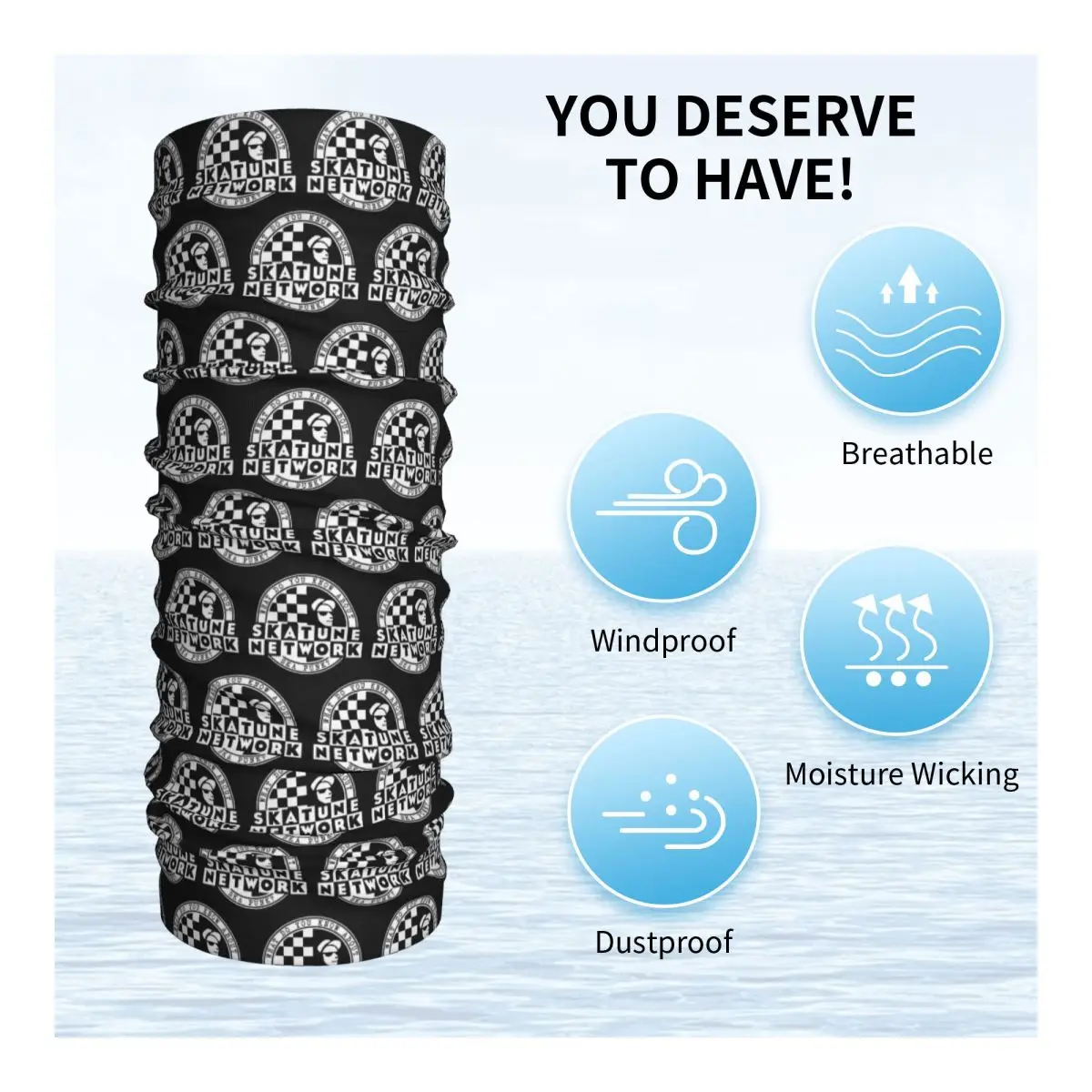 

Мужчины Женщины Skank Dance Ska 2-тональный музыкальный товар Бандана Шея Гетры Маска с принтом Шарф Повязка на голову Бег Унисекс Взрослый