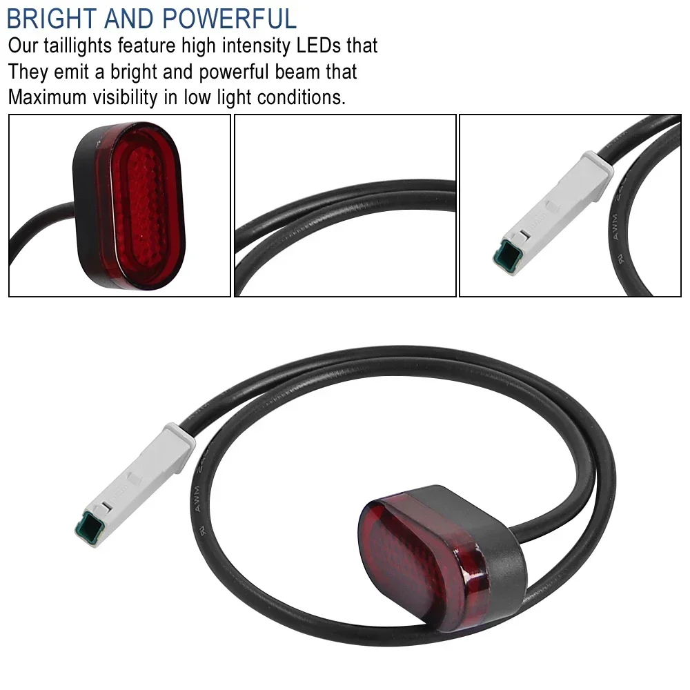 Spatbor Belakang Depan untuk Ninebot MAX G30 Lampu Belakang Peringatan E-skuter dengan Penutup Pelindung Throttle Jempol Bagian Pelindung Lumpur Ekor