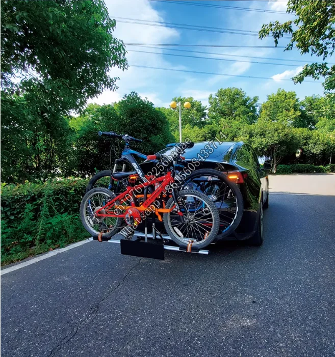 Porte-vélos à montage d'attelage, côté arrière pour véhicule, remorque, Electrolux