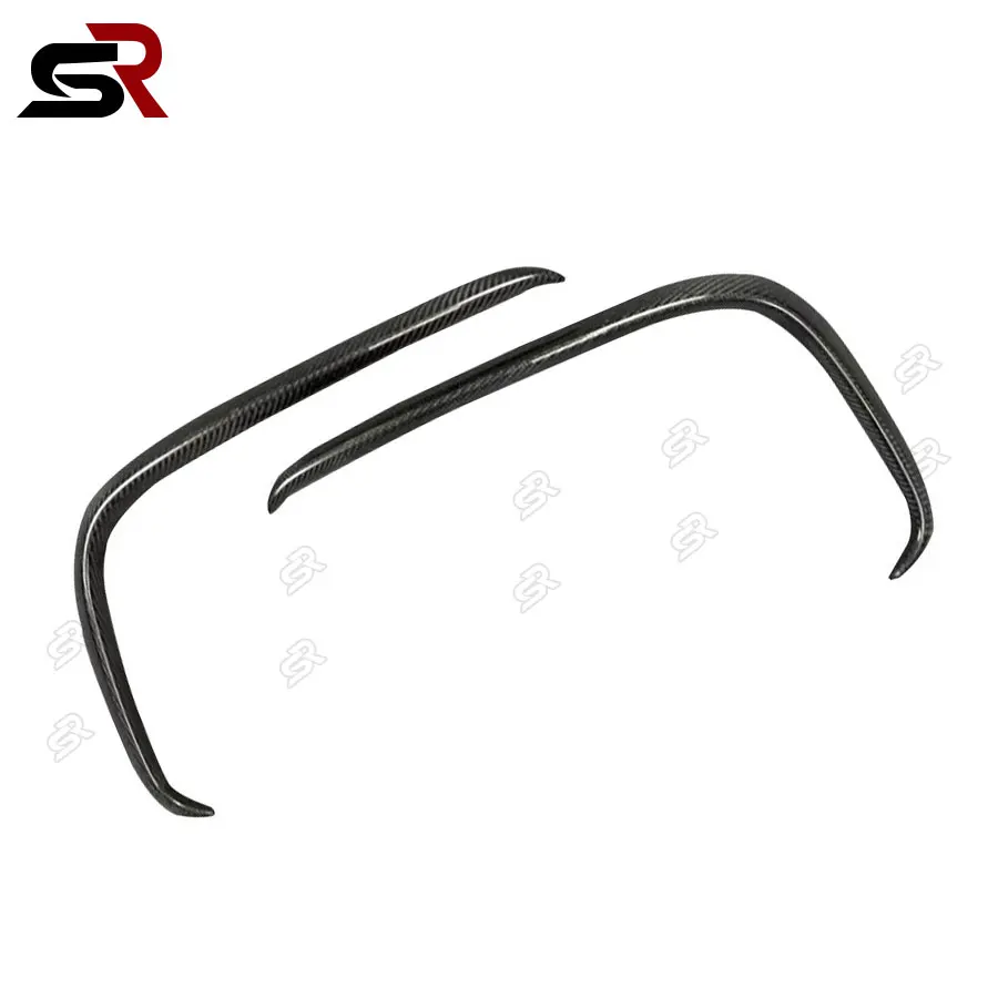 For Porsche 971 2017-2024 Paramera Front Bumper Fog Lamp Lip Diverter Cover Front Bar Wind Blade Decorative Auto Parts