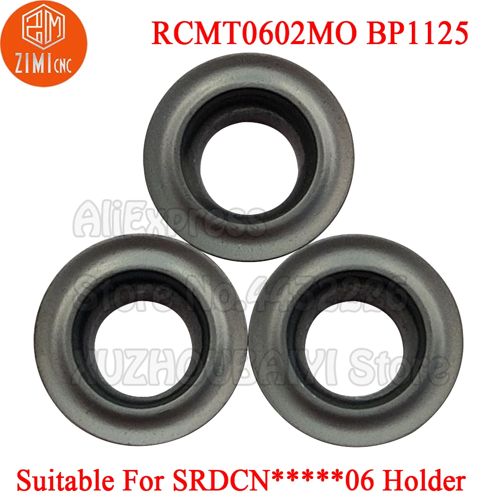 10p RCMT0602MO BP1125 RCMT0602 MO BP1125 RCMT 0602 MO 카바이드 밀링 인서트 터닝 공구 커터 선반 가공 밀링 공구