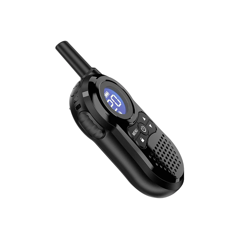 Getien Ultra Mini Portátil Walkie Talkie, Comunicação de Rádio, Transceptor de Rádio em Dois Sentidos Profesional, Transmissor Fino Recarregável