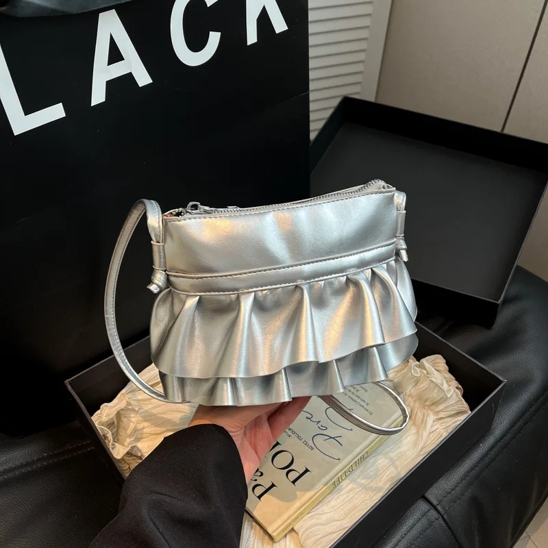 

2025 Summer Niche Design Shoulder Bag for Women, Genuine Leather Large Capacity Multi-way Crossbody Purse, Vintage Chic Tote