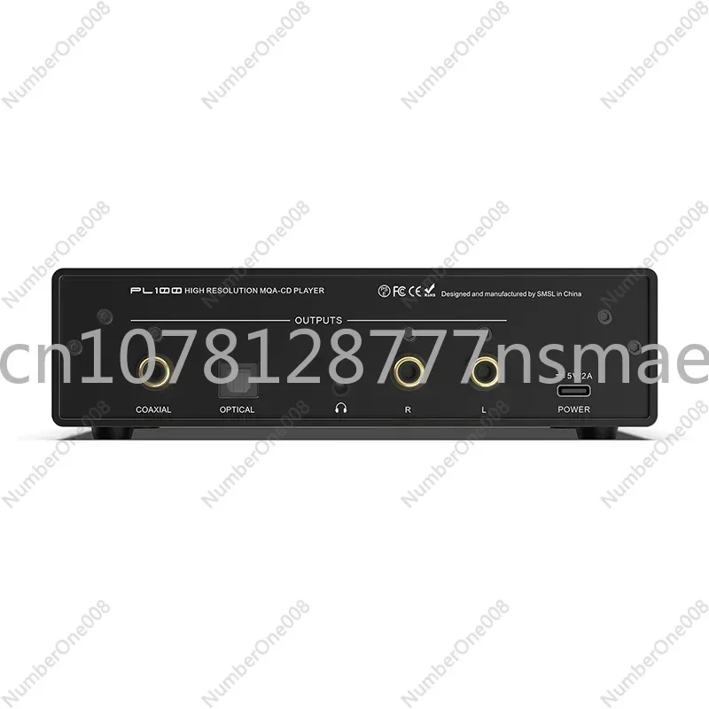 مشغل أقراص مضغوطة PL100 محمول CS43131 يدعم مخرج سماعة الرأس البصري المحوري 32Ω/60mW 3.5 مم مع جهاز تحكم عن بعد #2