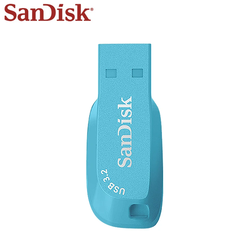 SanDisk USB 3.2 읽기 펜 드라이브, 데스크탑용 USB 플래시 메모리 스틱, CZ410, 100 MB/s 고속, 32GB, 64GB, 128GB, 256GB