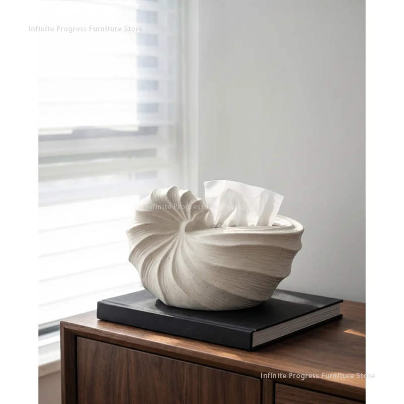 Simplicity Homestay Tissue Boxes Kitchen Storage Coffee Table Tissue Boxes Desktop Porcelain Home Cutia De Șervețele MH40ZJH