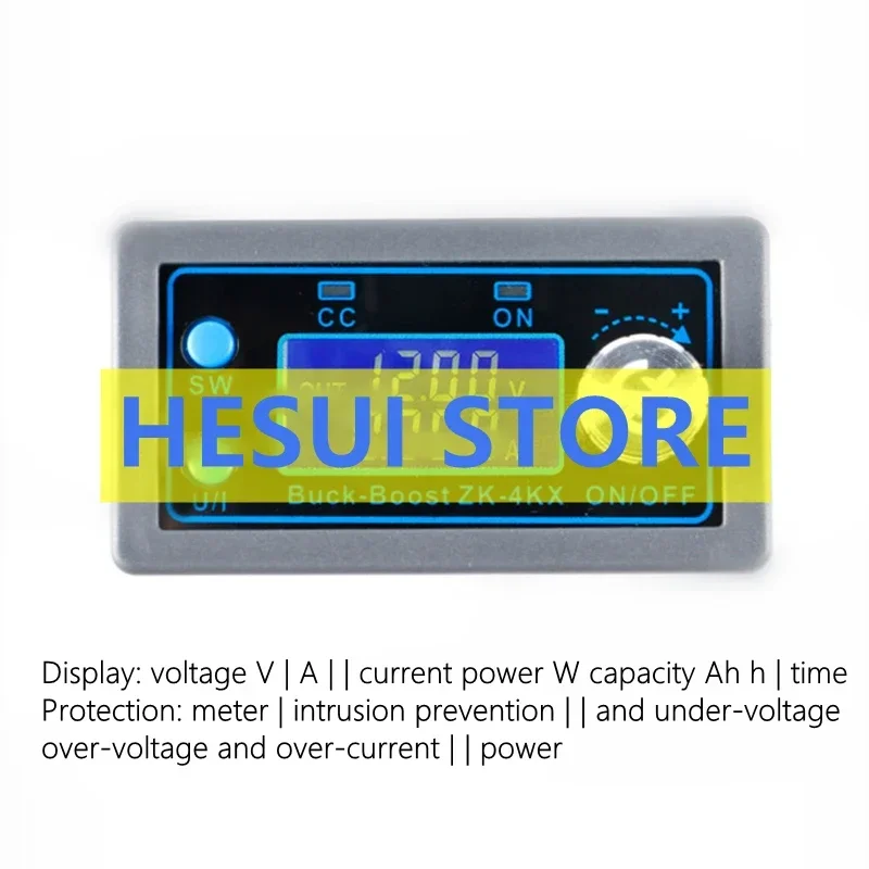 Programmable NC lifting voltage DC adjustable regulated voltage power supply DIY constant voltage constant current solar chargin