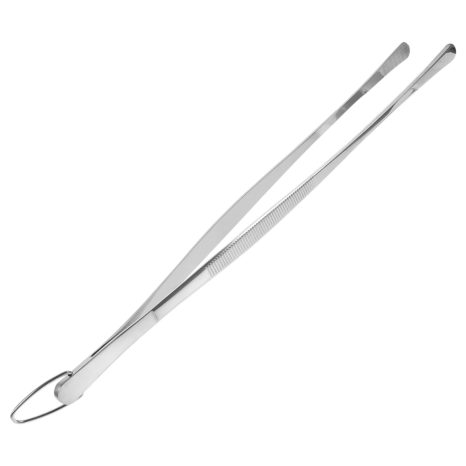 

Household Stainless Steel Tweezers Banquet Cooking Tong Chef Professional Small