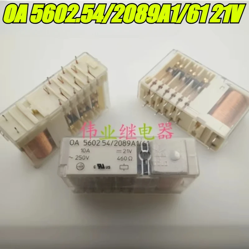 （Second-hand Original）1pcs/lot 100% original genuine relay:OA 5602.54/2089A1/61 21V 14pins safety relay