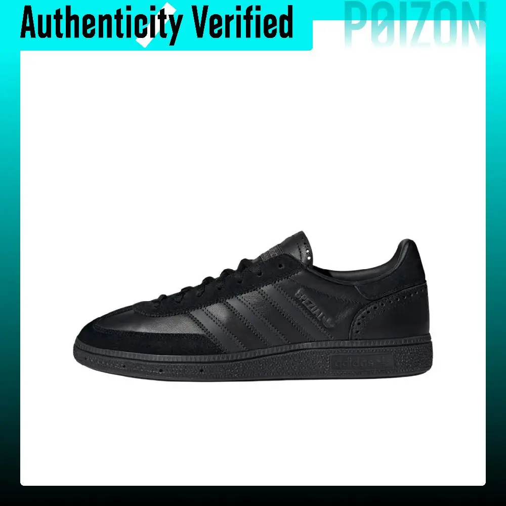 Adidas Originals HANDBALL SPEZIAL Leather Skateboard Shoes Unisex Black JQ8294