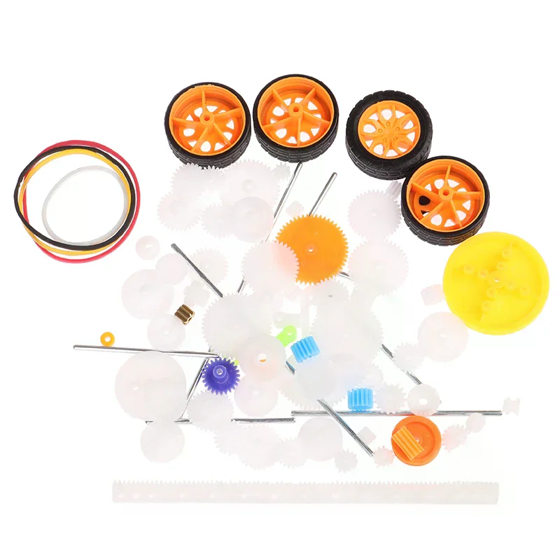 78 Uds caja de cambios de juguete robot motor engranaje de plástico accesorios de modelo DIY