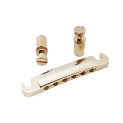 Musiclily Pro 52.5mm Tune-o-matic Stop Tailpiece for 6-string Epiphone Les Paul SG Style Electric Guitar, Gold