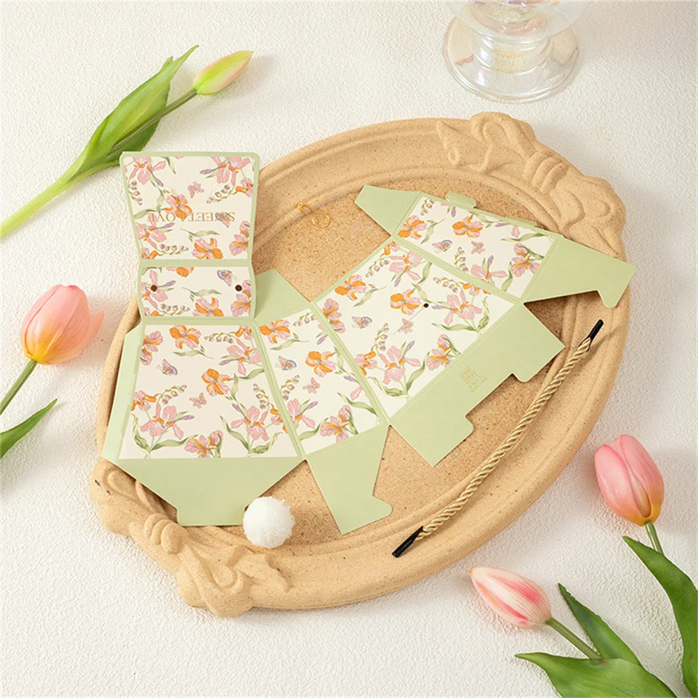 Scatole regalo scatole di fiori per sacchetti di carta di caramelle di nozze bons Verpakking Baby Shower bomboniere regali di nozze per gli ospiti