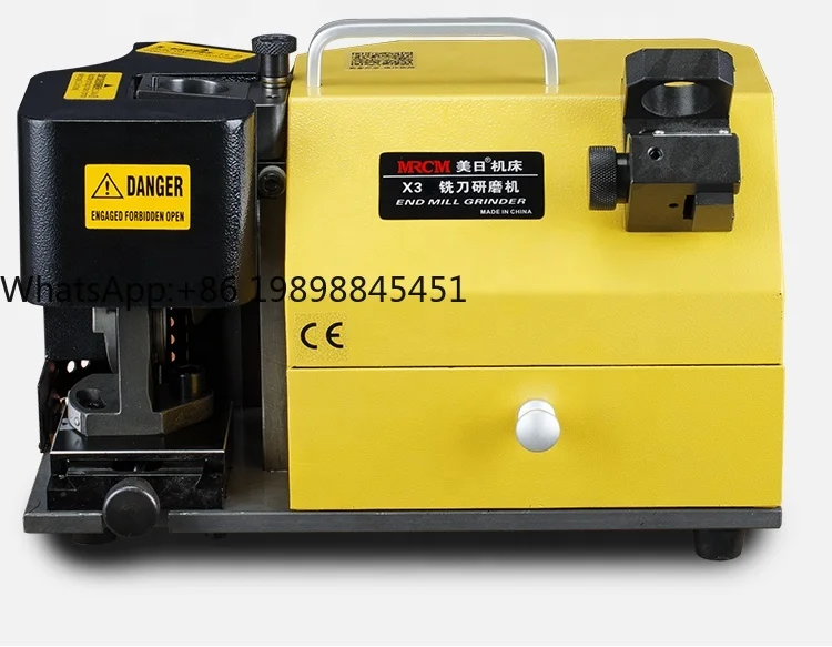 

MR-X3 Professional End Mill Sharpener/grinder 4-14mm 2-flute 3-flute