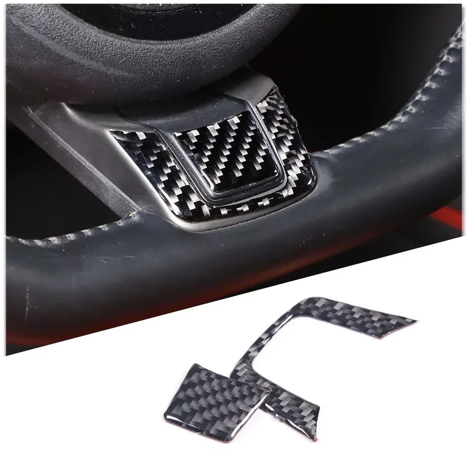 

Steering Wheel U-shaped Decorative Sticker For Jaguar F-TYPE 13-22 Carbon Fiber