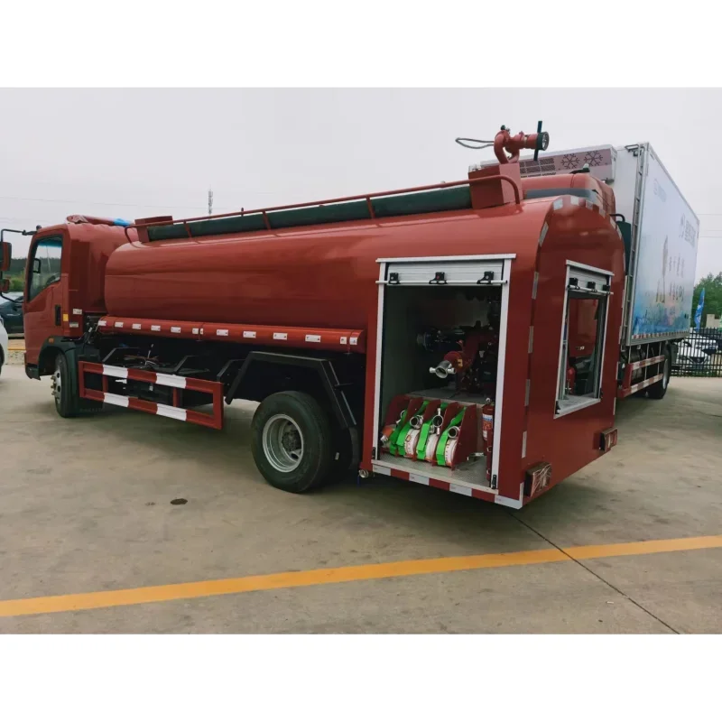 HOWO 4X2 10000 Liters Fire Multifunctional Sprinkler Water Tanker Truck