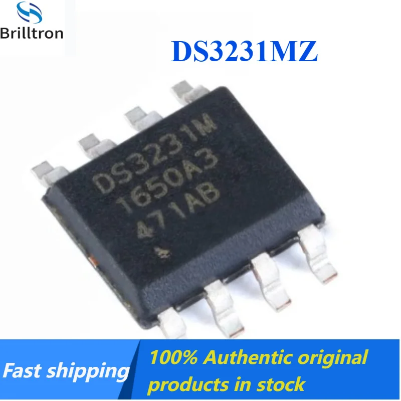 5-20pcs New DS3231MZ+TRL DS3231M SOIC-8 Real-Time Clock Chip Brand New Original in Stock , Fast Shipping.