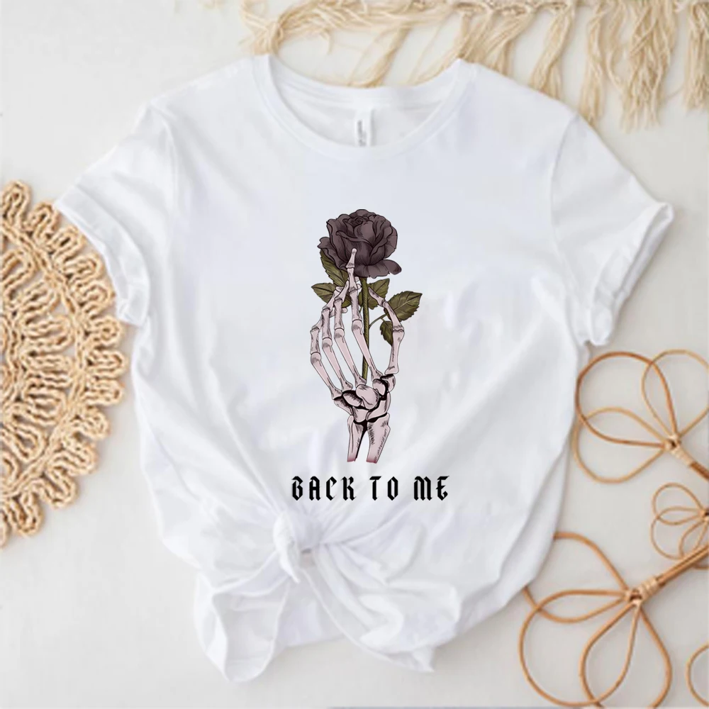 The Rose Back To Me T-Shirt Kpop Shirts The Rose Kpop Tee Y2k Top Vintage K-Rock Shirt Dual Album Black Rose Gift