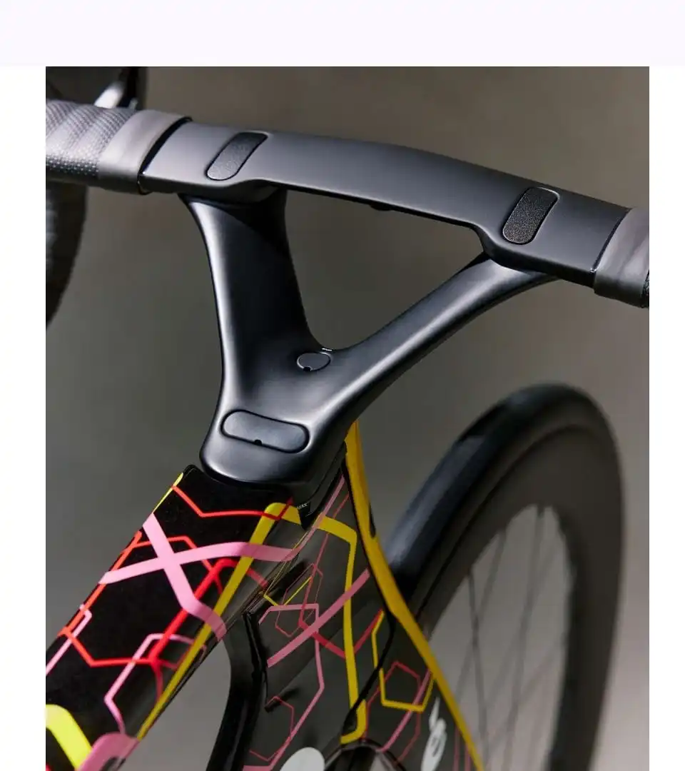 2024 newest style road bike carbon frame  custom paint  cycling frameset ud black  Dazzling colors disc cycling fraemset 48-58cm