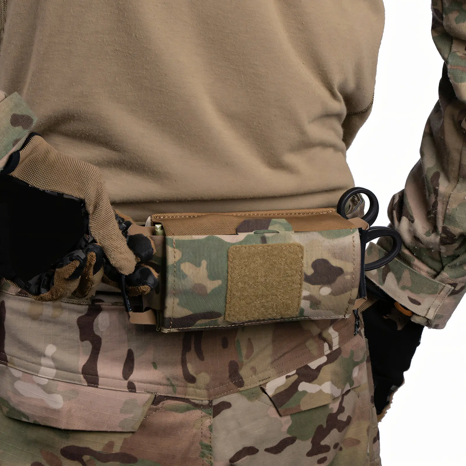 Wosport Trauma Medical Pouch Pull Out Insert Dual Side Elastic Organizer MOLLE Belt Mount Lightweight Medical Supply Storage