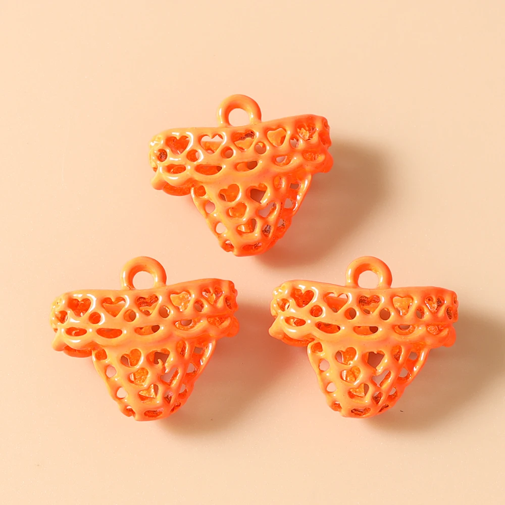 Leslie 5 Stück Neonfarbene Sommer-Strand Sexy Bikini Anhänger für DIY Ohrringe Halsketten Handgemachter Schmuckherstellung – Detail 21