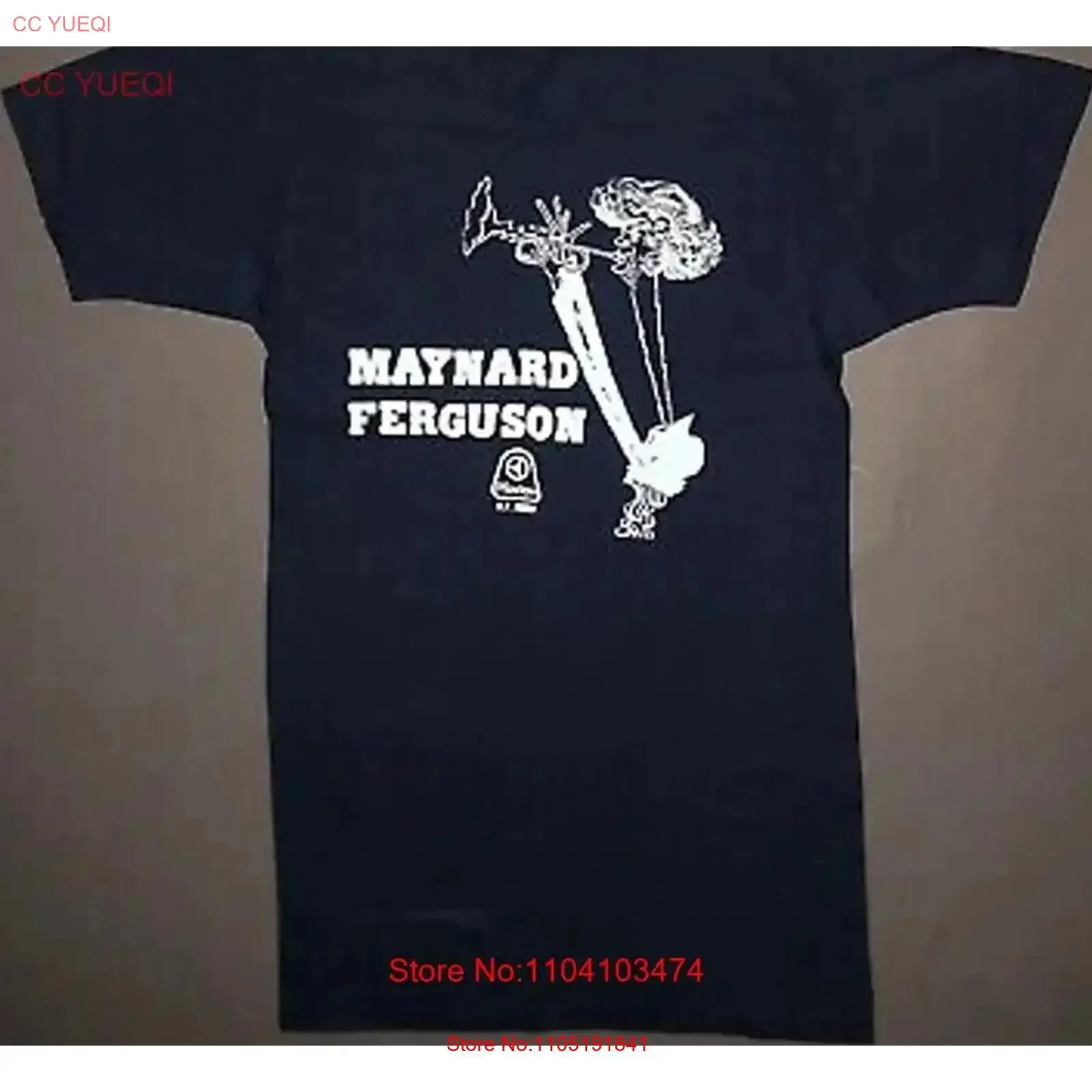 VTG Maynard Ferguson artwork black T shirt All sizes XZ192 vintage Washed Soft streetwear Stylish Breathable Stretched Casual