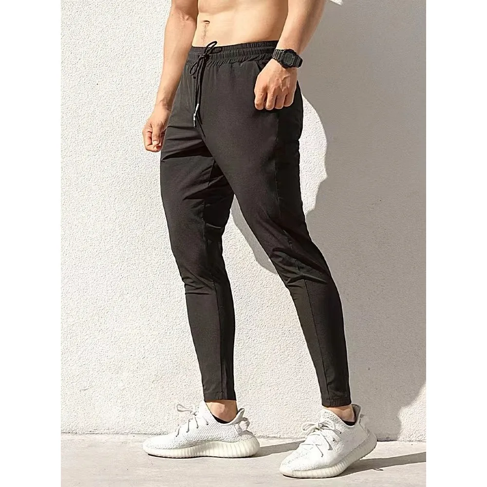 في الهواء الطلق مفتوحة المنشعب السراويل الجنسية ، السراويل الساخنة الغريبة الرجال اللياقة البدنية ركض السراويل المسار كرة السلة Sweatpants زوجين ملابس الشارع الشهير غير رسمية #5