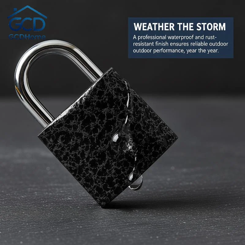 Heavy Duty Alloy Steel Padlock Solid Copper Core Anti Theft Design For Home Gate