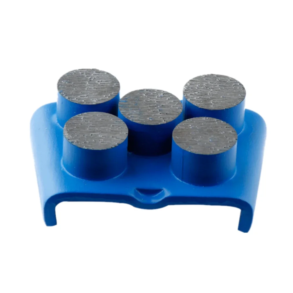 Concrete Grinding Wheel Extra Hard Bond,Long Lifespan Quick EZ Lock Diamond Metal Polishing Pads Five Round Bars 9PCS