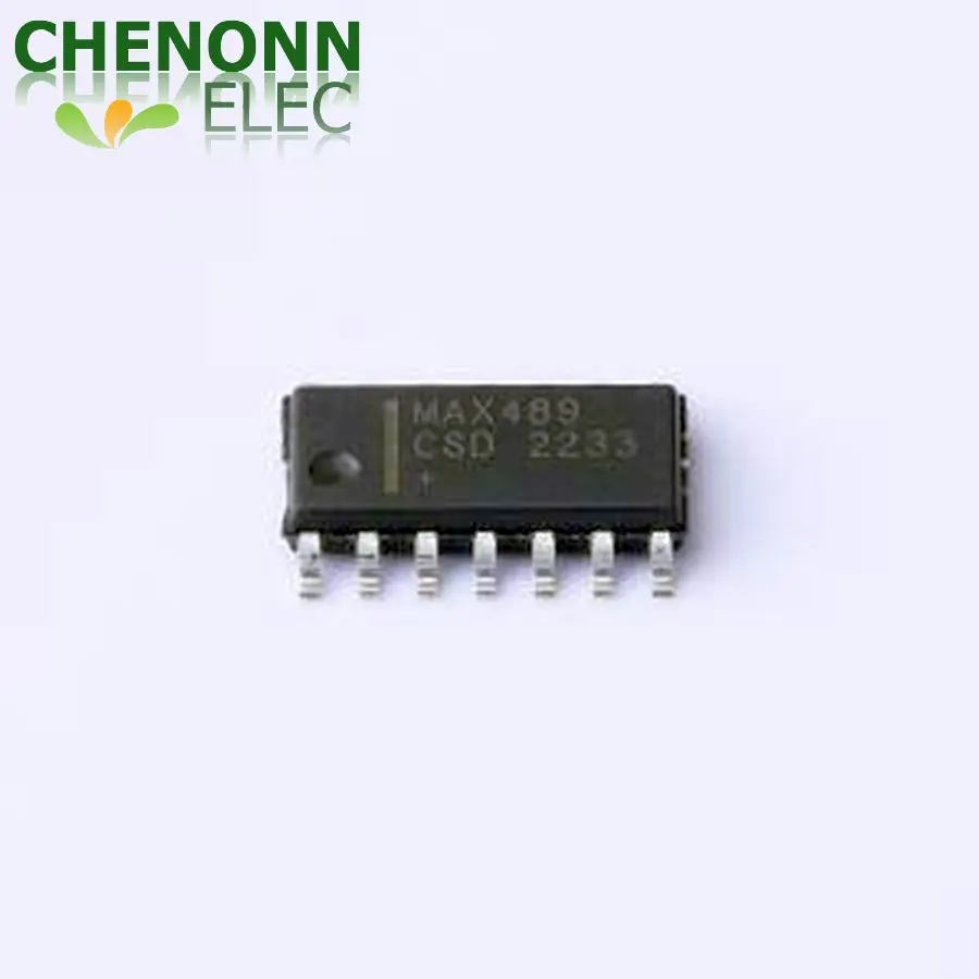 5PCS/LOT MAX489CSD+ (Drivers, Receivers, Transceivers)