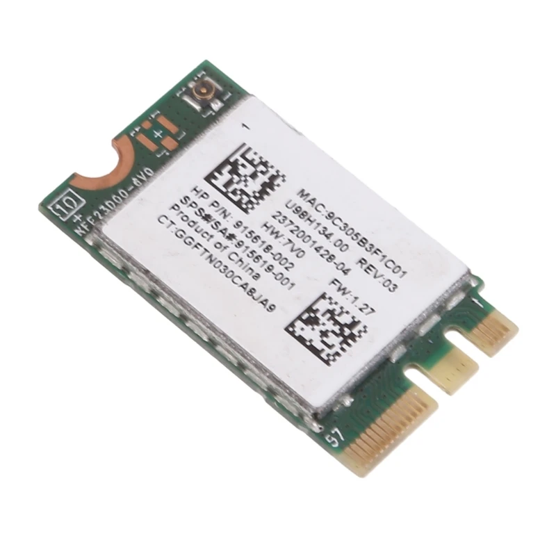 สำหรับ Realtek RTL8723DE NGFF M.2 โมดูลไร้สายการ์ดเครือข่าย 300Mbps การ์ดอะแดปเตอร์ไร้สายสำหรับ 915619-001 915618-002 dropship