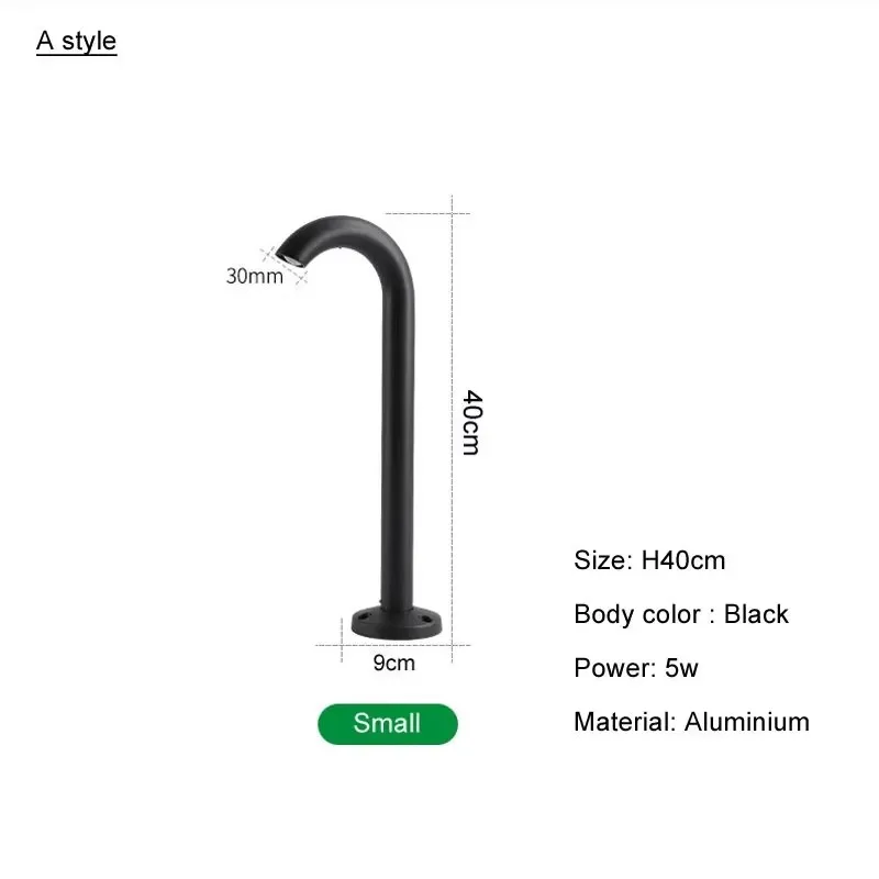 LED Lawn Lamps Outdoor Waterproof Light Modern Aluminum Pillar Courtyard Villa Landscape Lights Garden Pathway Bollard Light