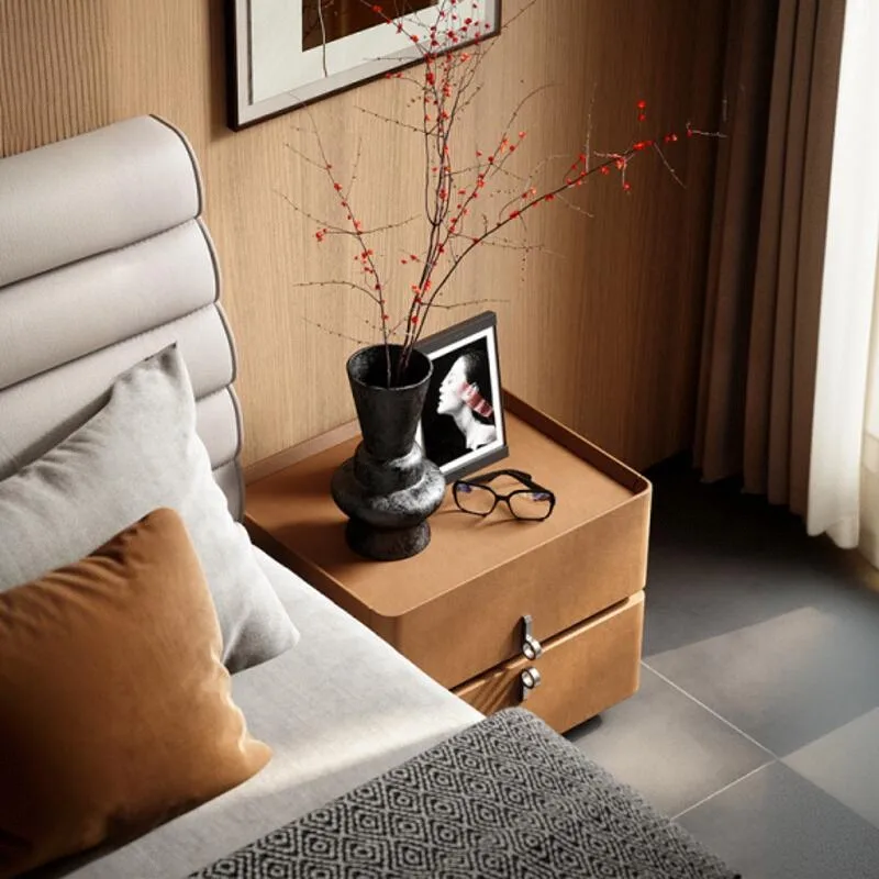 Comodino di lusso in legno Camera da letto Mid Century Modern Librero Console Comodino Armadi Angolo Patio Muebles Mobili per hotel