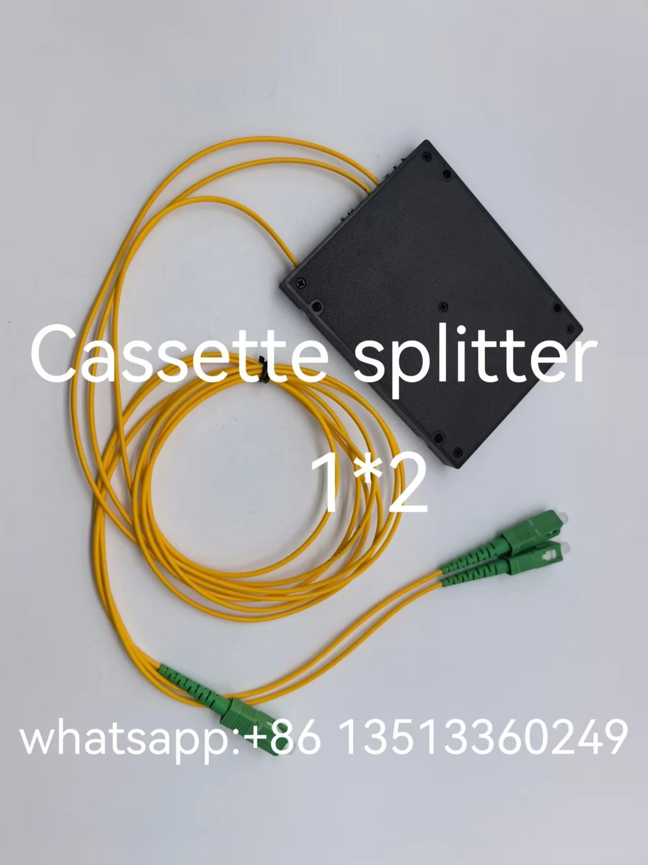 high quality 1*2 PLC Cassette Splitter Fiber Optic Splitter SC/APC SC/UPC  FTTH Optical Fiber Distribution Box Network Splitting