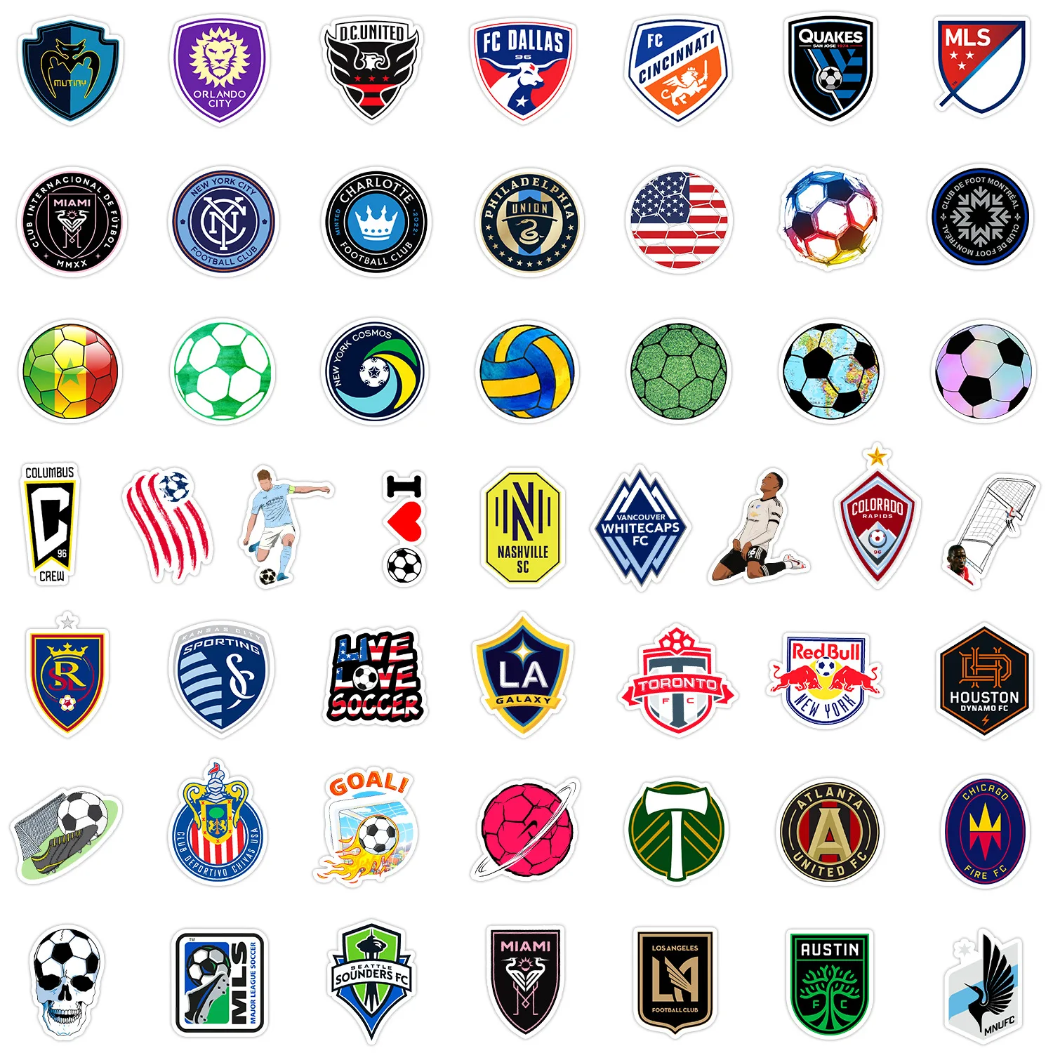 50Pcs American Football Sports Series Graffiti Stickers Suitable for Laptop Helmets Desktop Decoration DIY Stickers