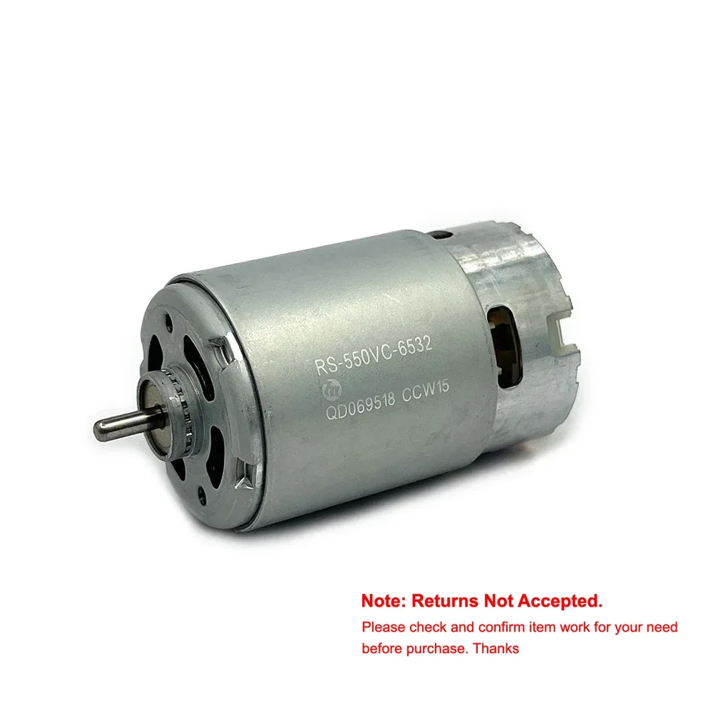 Mabuchi RS-550VC-6532 Power Motor DC 12V 18V 21000RPM High Speed for Makita Worx Bocsh Cordless Drill Screwdriver Electric Tool