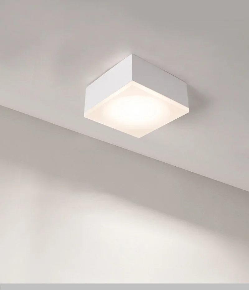 Faretto da incasso a soffitto a cubo a LED ultrasottile montato su superficie 5W 10W 12W faretto quadrato illuminazione interna per soggiorno cucina di casa