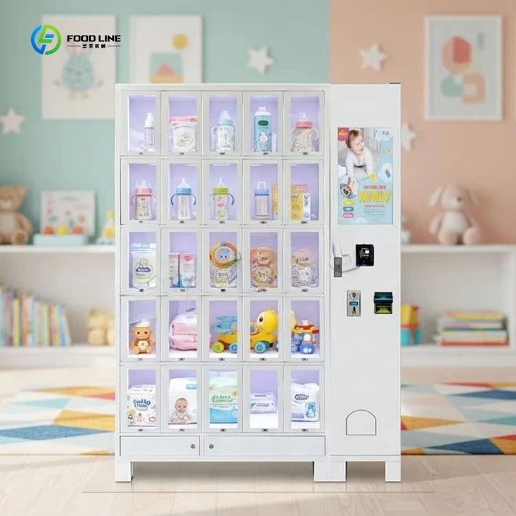 FL Customized Smart Cloud-basic Management 30 Cells Locker Vending Machine Multiple Payment Ways