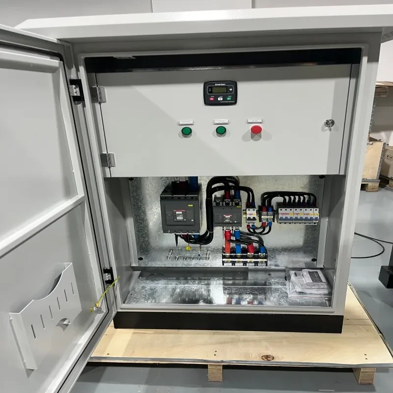 Custom ATS Distribution Cabinet LV Emergency Power Panel for Factory Use