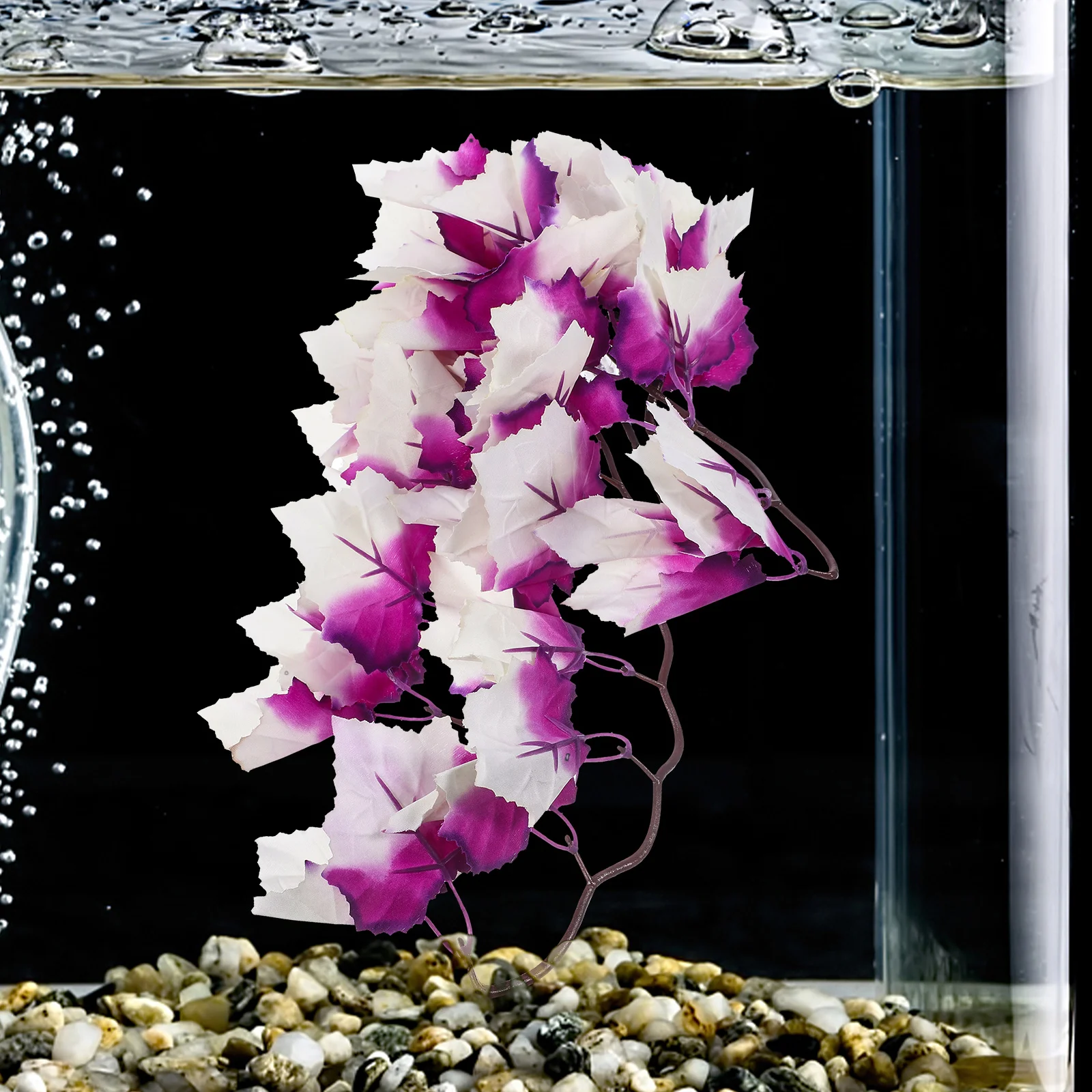 

Simulated Aquatic Plants Realistic Fish Tank Decor Aquarium Grass Rattan Artificial Plants Safe Easy Cleaning Pet Supplies