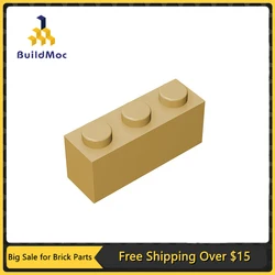 10Pcs MOC Parts 3622 Brick 1 x 3 Compatible DIY Assmble Building Blocks Particle Kid Puzzle Brain Enlighten Toy Birthday Gift