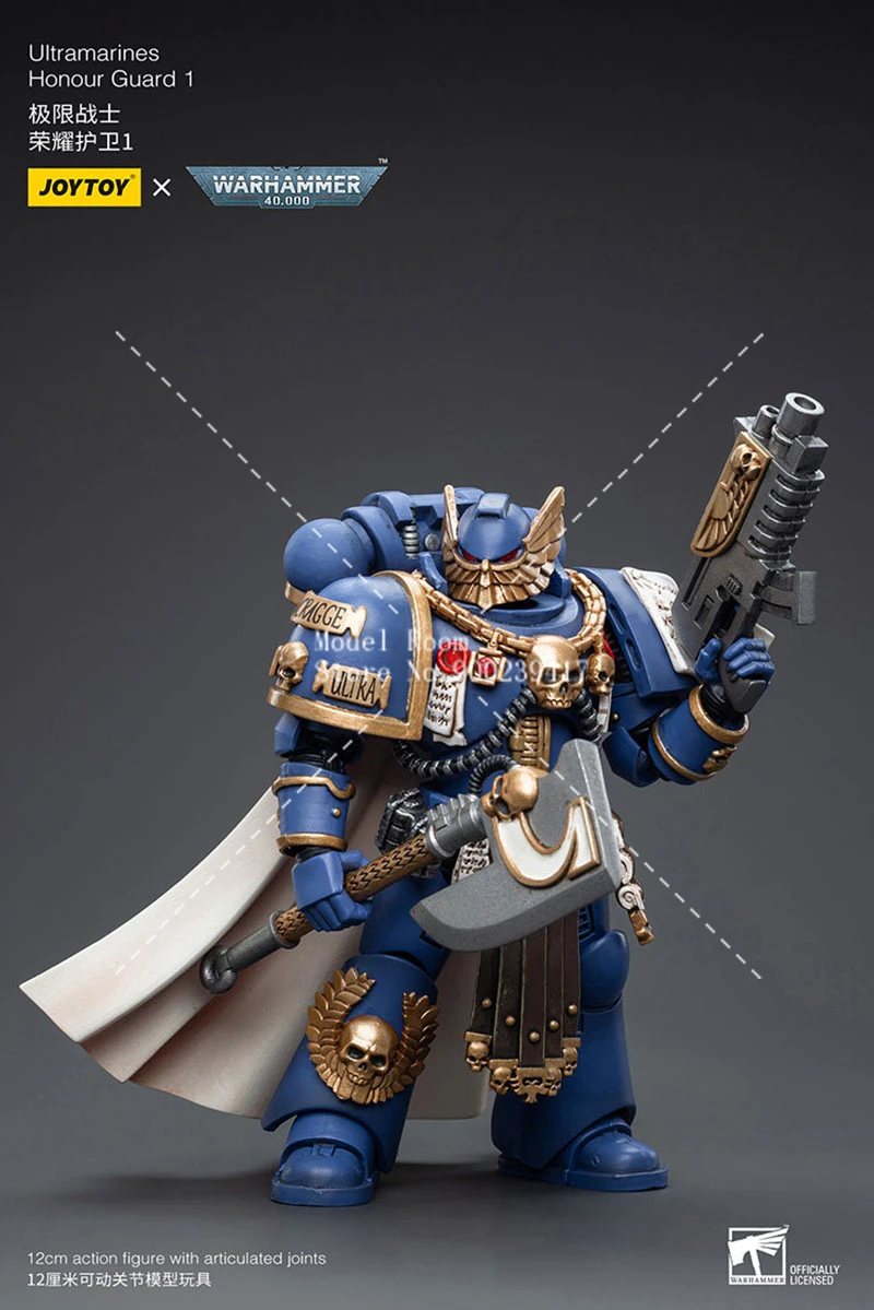 JOYTOY Warhammer 40K 1/18 Ultramarines Honor Guard Action Figur Spiel Armee Soldat Figur Puppe Modell Spielzeug für Sammlung